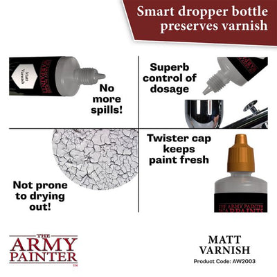 Warpaints Air Accessories: Matt Varnish, 100 ml (The Army Painter) (AW2003)