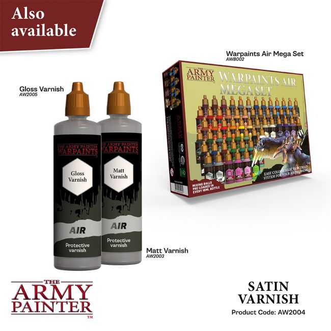 Warpaints Air Accessories: Aegis Suit Satin Varnish, 100 ml (The Army Painter) (AW2004)