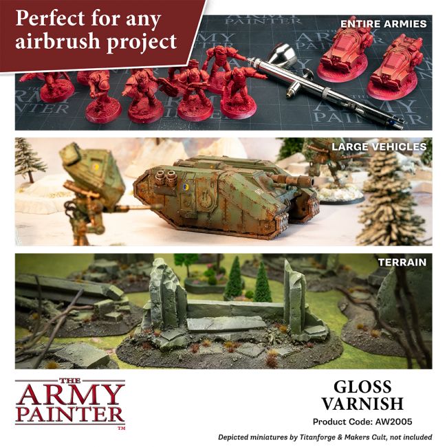 Warpaints Air Accessories: Gloss Varnish, 100 ml (The Army Painter) (AW2005)