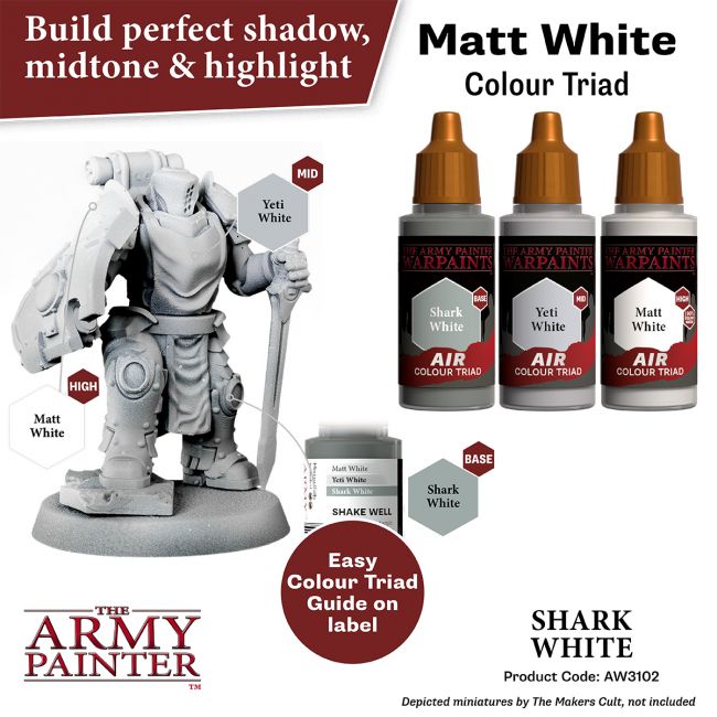Warpaints Air: Shark White (The Army Painter) (AW3102)