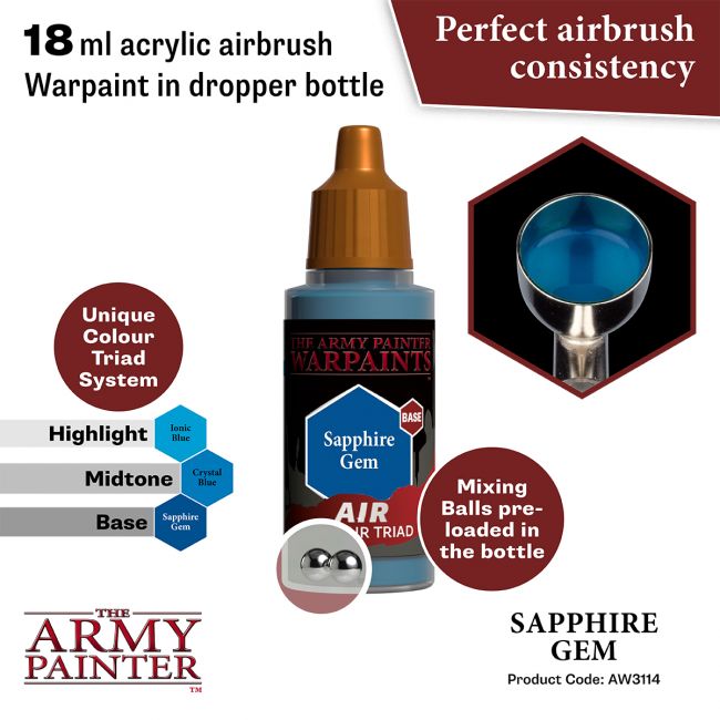 Warpaints Air: Sapphire Gem (The Army Painter) (AW3114)