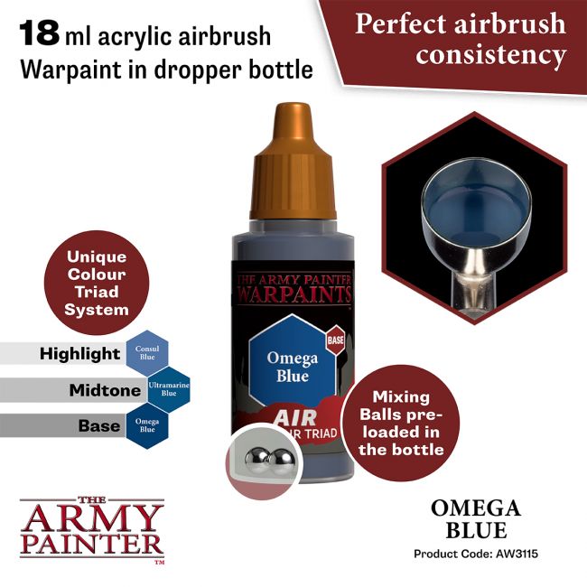 Warpaints Air: Omega Blue (The Army Painter) (AW3115)