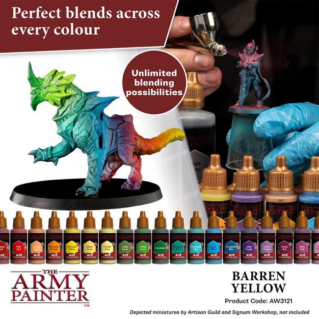 Warpaints Air: Barren Yellow (The Army Painter) (AW3121)