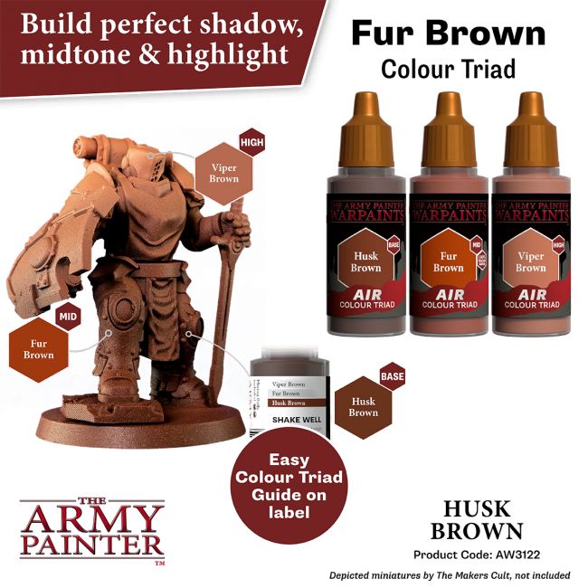 Warpaints Air: Husk Brown (The Army Painter) (AW3122)