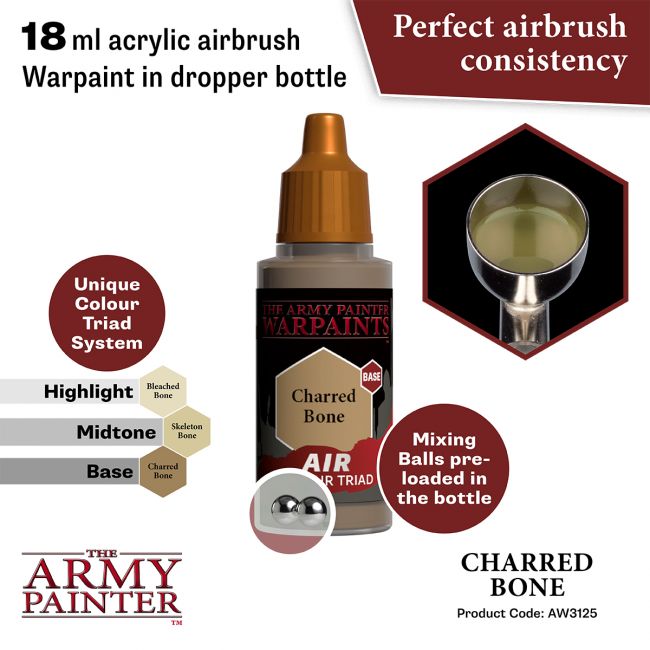 Warpaints Air: Charred Bone (The Army Painter) (AW3125)