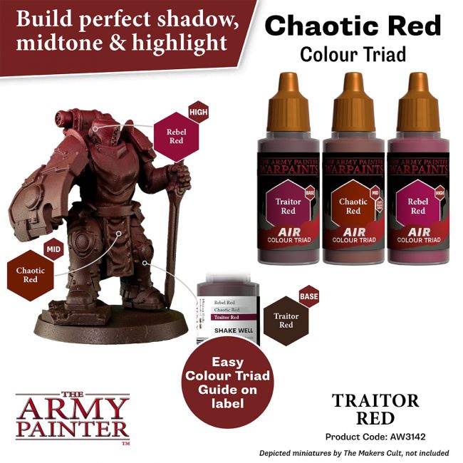 Warpaints Air: Traitor Red (The Army Painter) (AW3142)