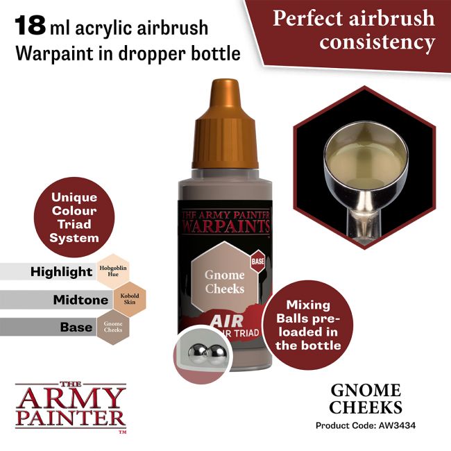 Warpaints Air: Gnome Cheeks (The Army Painter) (AW3434)