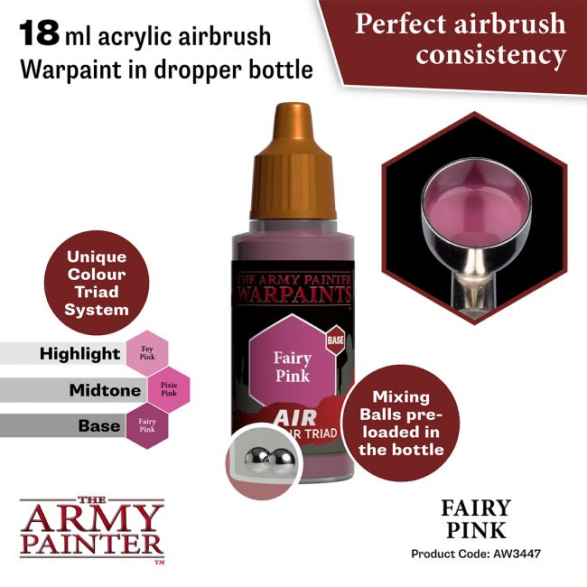 Warpaints Air: Fairy Pink (The Army Painter) (AW3447)