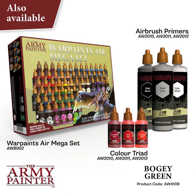 Warpaints Air: Bogey Green (The Army Painter) (AW4109)