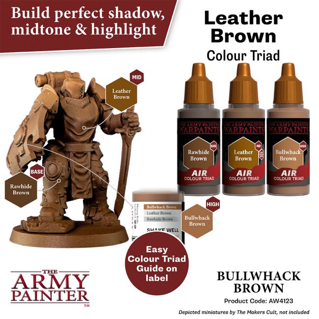 Warpaints Air: Bullwhack Brown (The Army Painter) (AW4123)