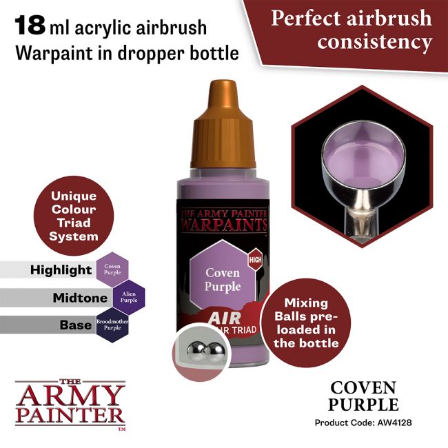Warpaints Air: Coven Purple (The Army Painter) (AW4128)