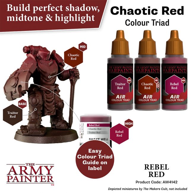 Warpaints Air: Rebel Red (The Army Painter) (AW4142)