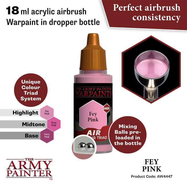Warpaints Air: Fey Pink (The Army Painter) (AW4447)
