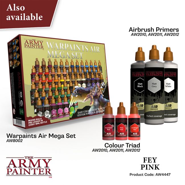 Warpaints Air: Fey Pink (The Army Painter) (AW4447)