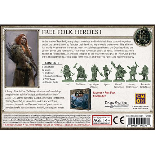 A Song of Ice & Fire: Free Folk Heroes Box #1 Expansion
