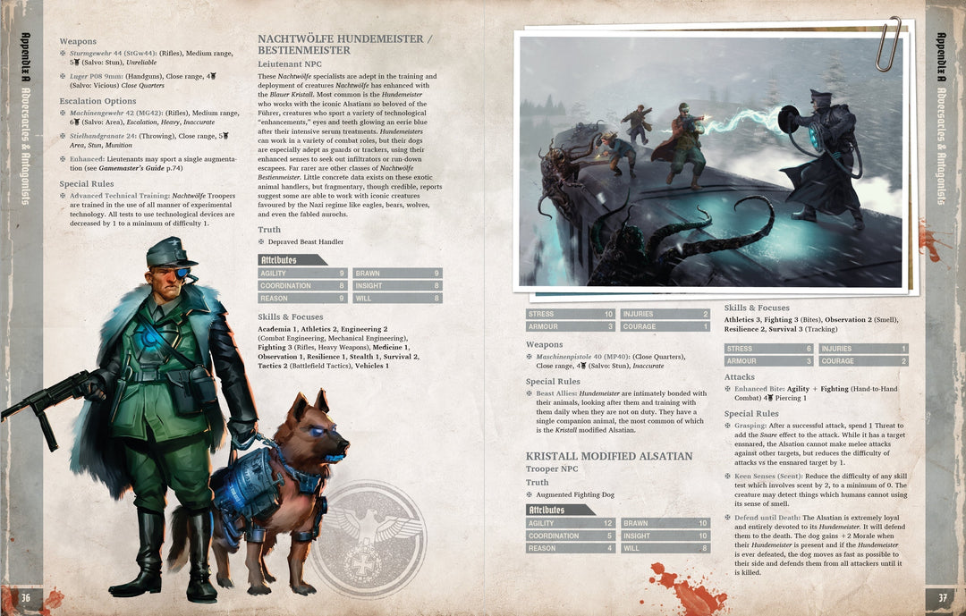 Achtung! Cthulhu 2d20: Assault on the Fuhrer Train
