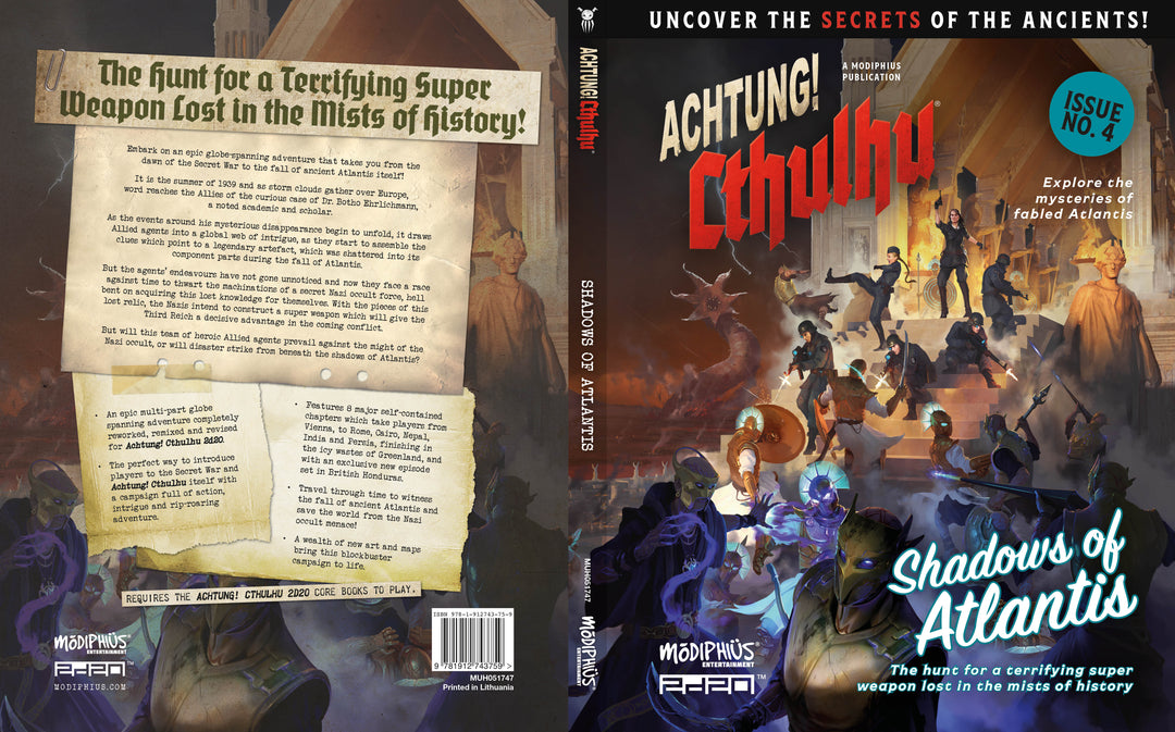 Achtung! Cthulhu 2d20: Shadows of Atlantis 2d20 Edition