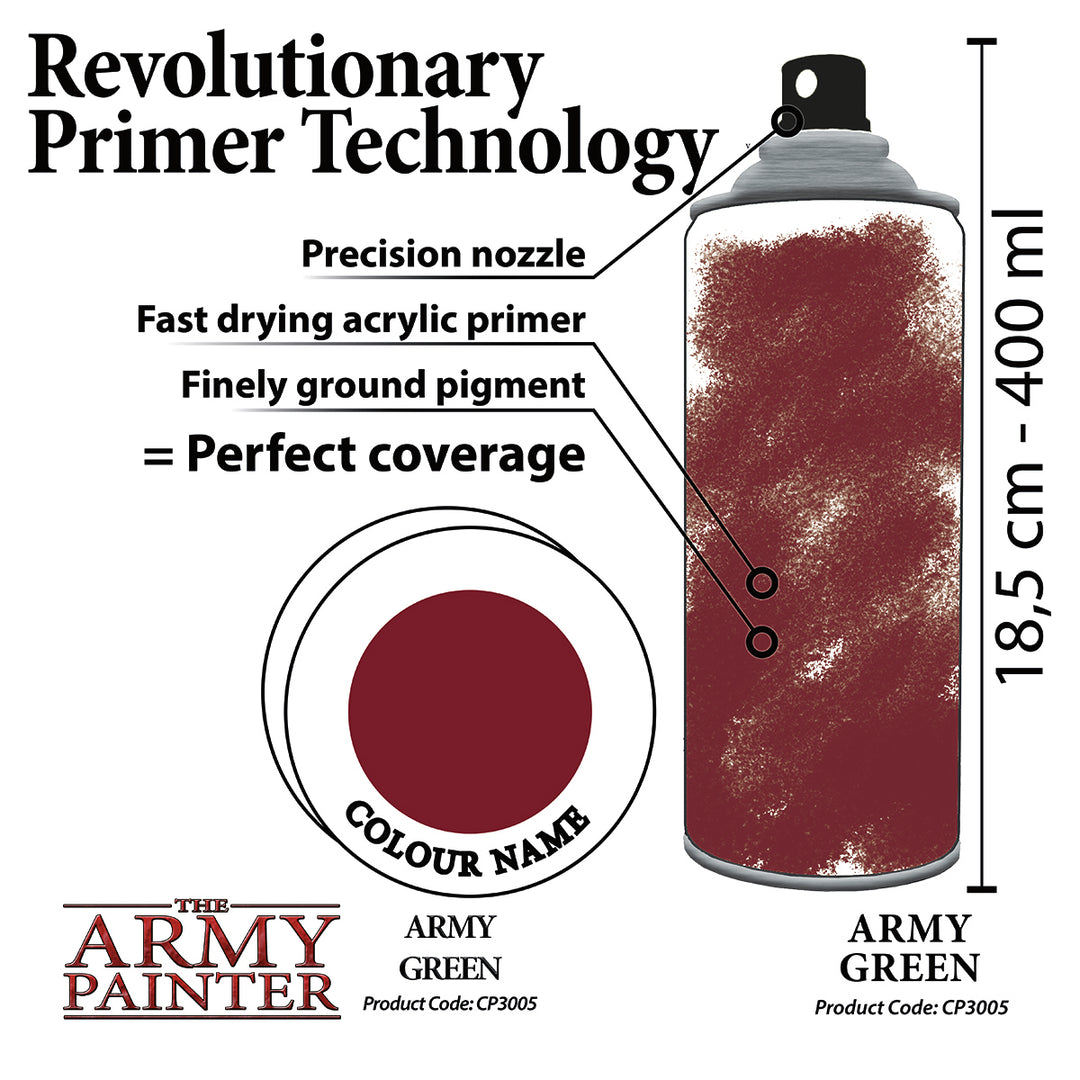 Colour Primers - Army Green (The Army Painter) (CP3005)