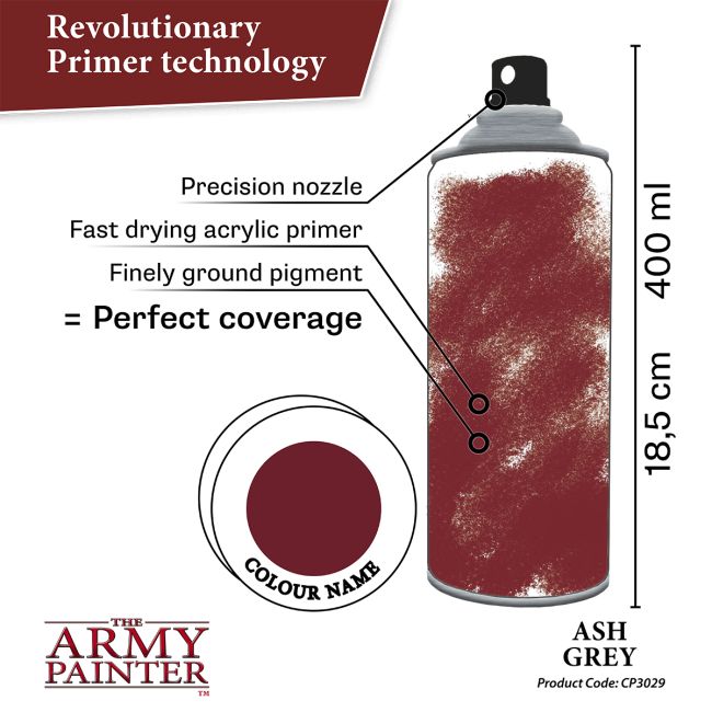 Colour Primers - Ash Grey (The Army Painter) (CP3029S)