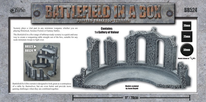 Battlefield in a Box: Gothic Battlefields - Gallery of Valour (x1) - 30mm (BB524)