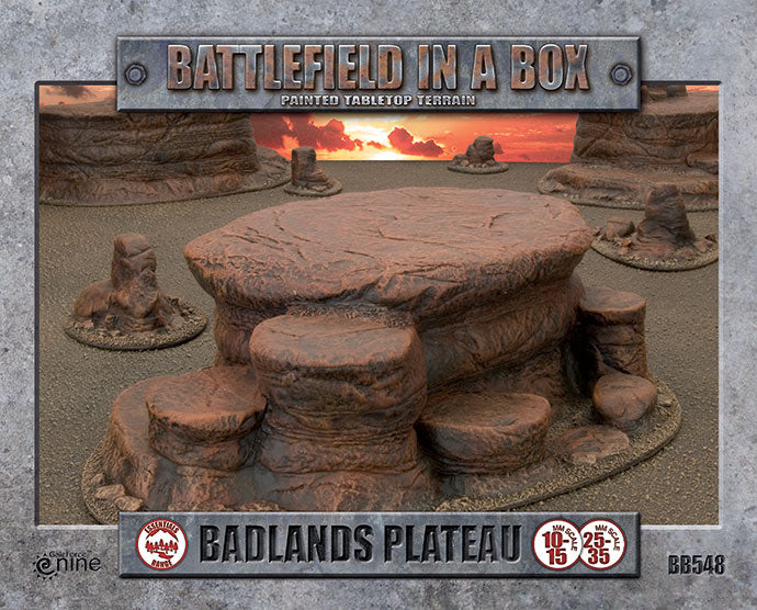 Battlefield in a Box: Badlands Plateau - Mars (x1) - 30mm (BB548)