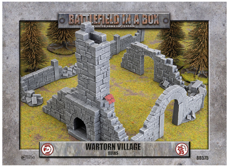 Battlefield in a Box: Wartorn Village - Ruins - 30mm (BB575)