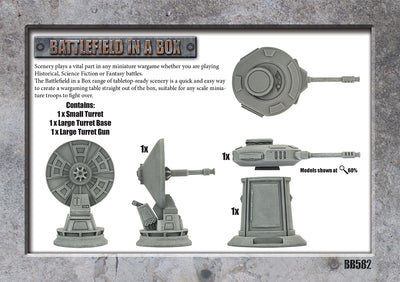 Battlefield in a Box: Galactic Warzones - Defense Turrets (x2) (BB582)