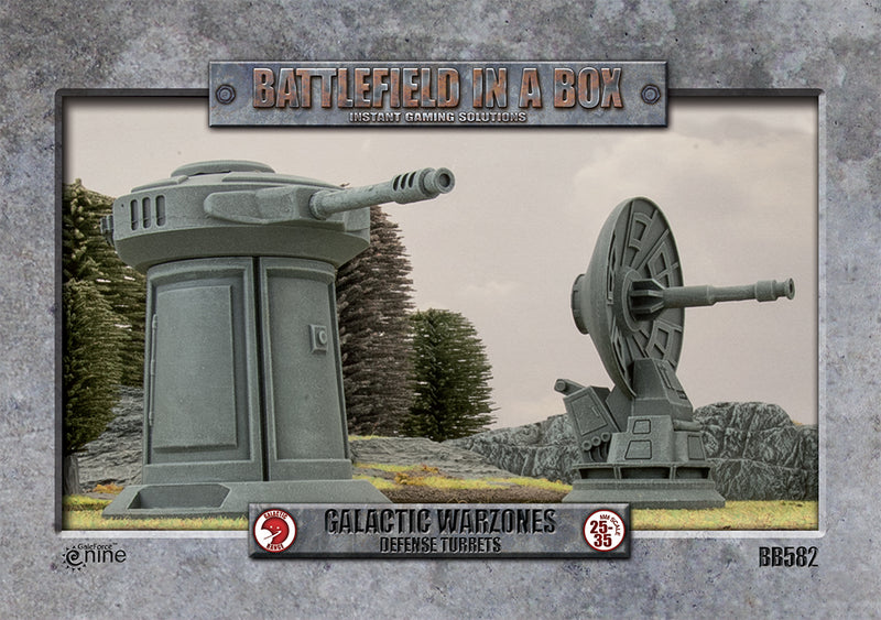 Battlefield in a Box: Galactic Warzones - Defense Turrets (x2) (BB582)