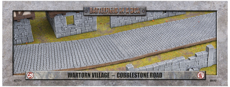 Battlefield in a Box: Wartorn Village - Cobblestone Road - 30mm (BB592)