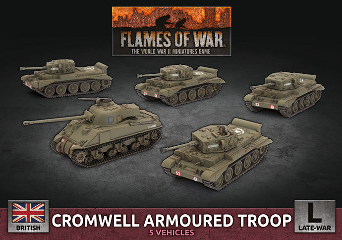 Flames of War: Cromwell Armoured Troop (BBX57)
