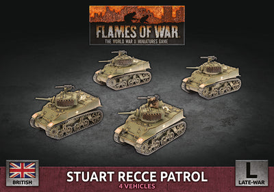 Flames of War: Stuart Recce Patrol (BBX58)