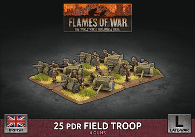 Flames of War: 25 pdr Field Troop (BBX63)