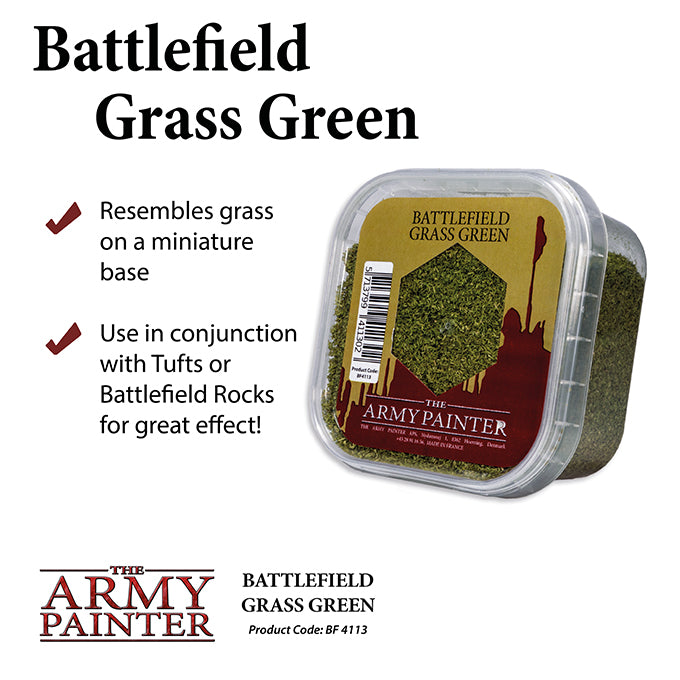Battlefields Essentials & XP series - Basing: Grass Green (The Army Painter) (BF4113)