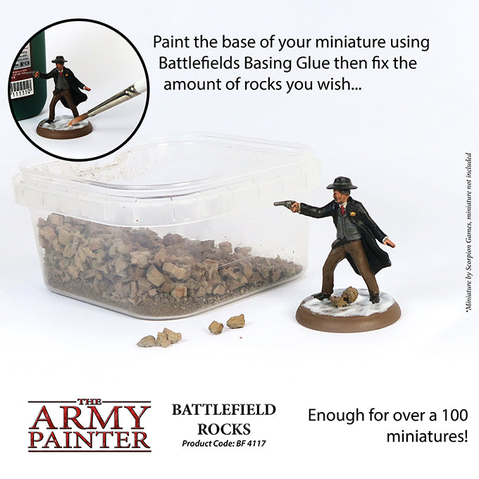 Battlefields Essentials & XP series - Basing: Battlefield Rocks (The Army Painter) (BF4117)
