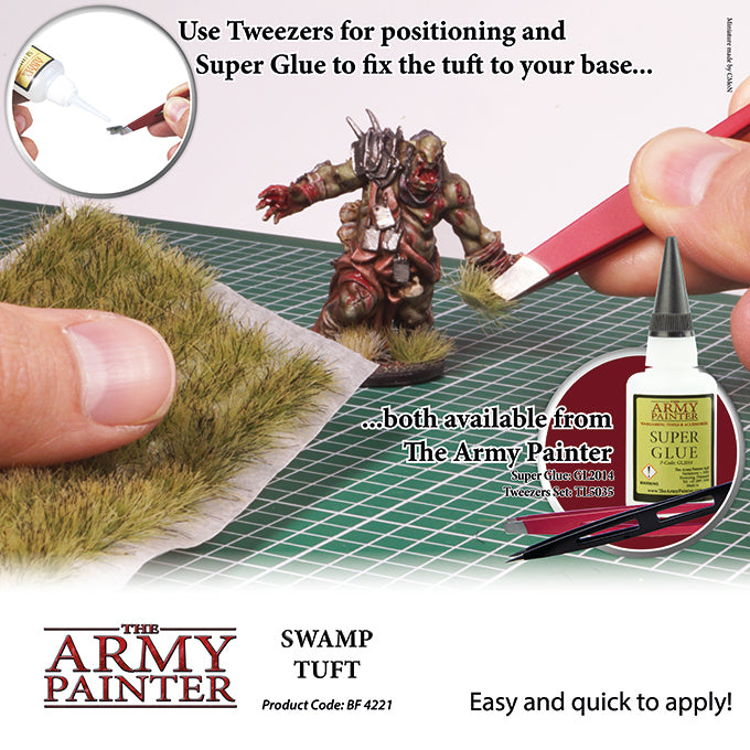 Battlefields Essentials & XP series - Battlefields: Swamp Tuft (The Army Painter) (BF4221)