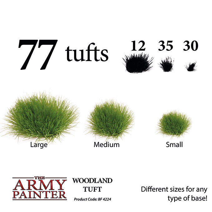 Battlefields Essentials & XP series - Battlefields: Woodland Tuft (The Army Painter) (BF4224)