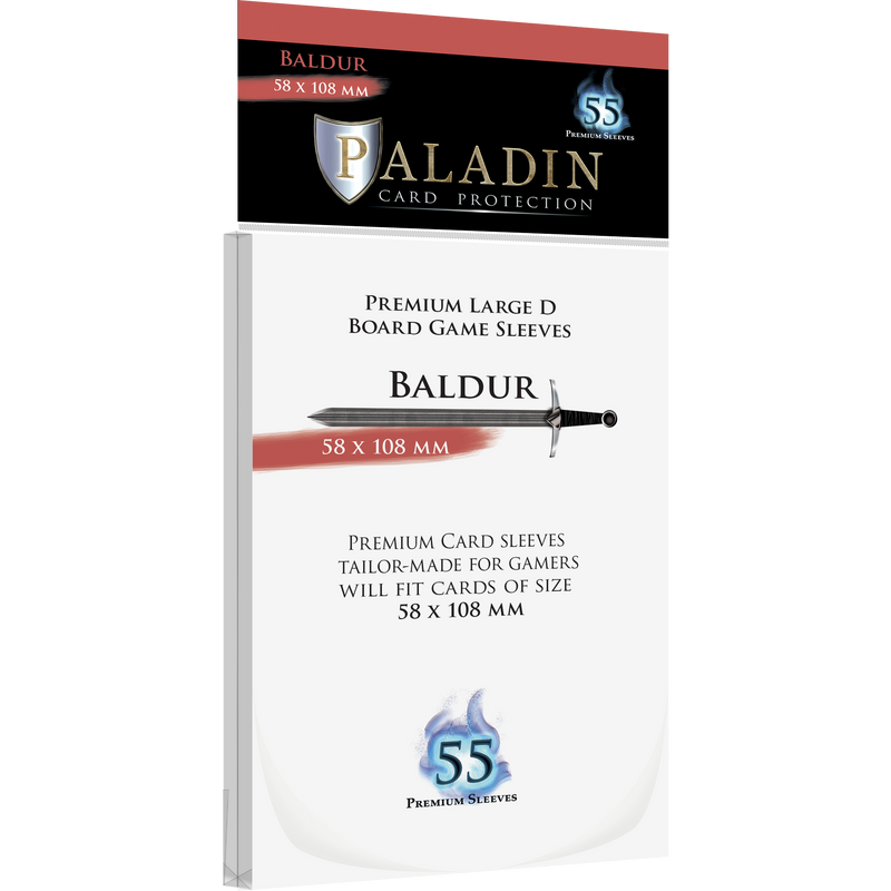 Paladin Card Sleeves Baldur (58x108mm)