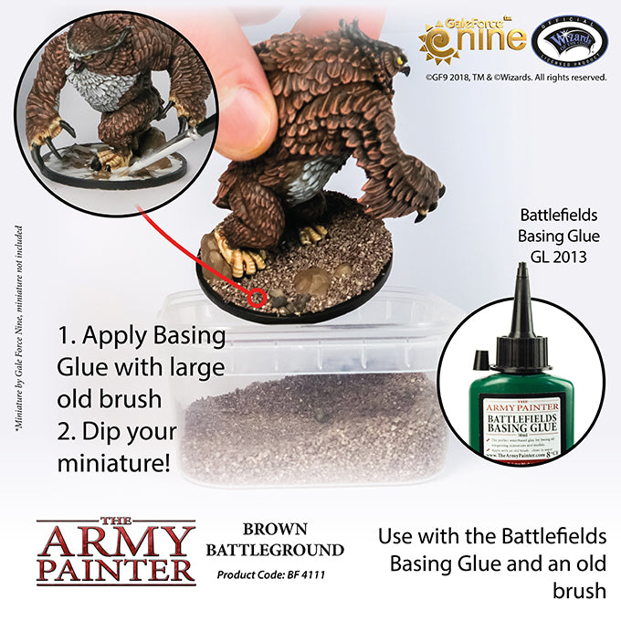 Battlefields Essentials & XP series - Basing: Brown Battleground (The Army Painter) (BF4111)