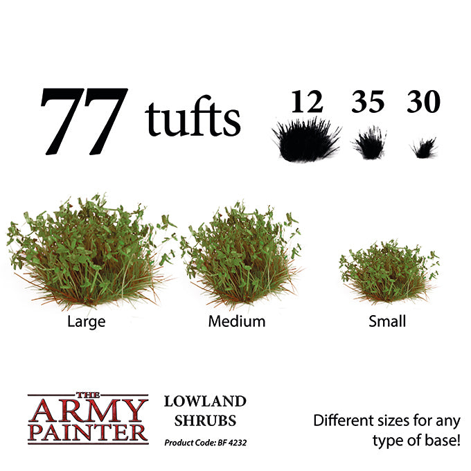 Battlefields Essentials & XP series - Battlefields: Lowland Shrubs (The Army Painter) (BF4232)