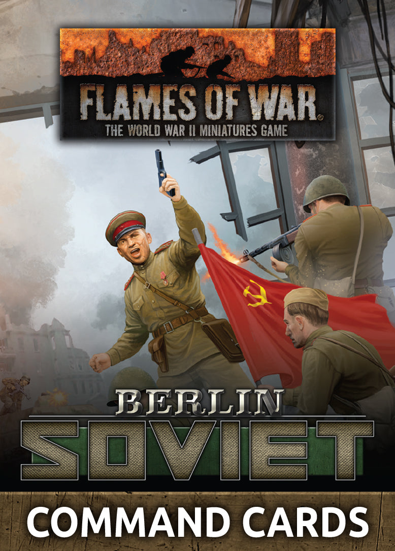 Flames of War: Berlin - Soviet Command Cards (35x Cards) (FW274C)