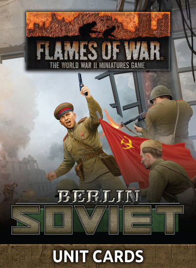 Flames of War: Berlin - Soviet Unit Cards (71x Cards) (FW274U)