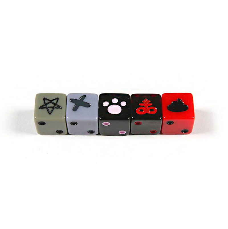Binding of Isaac: Unholy Rollers Dice Set