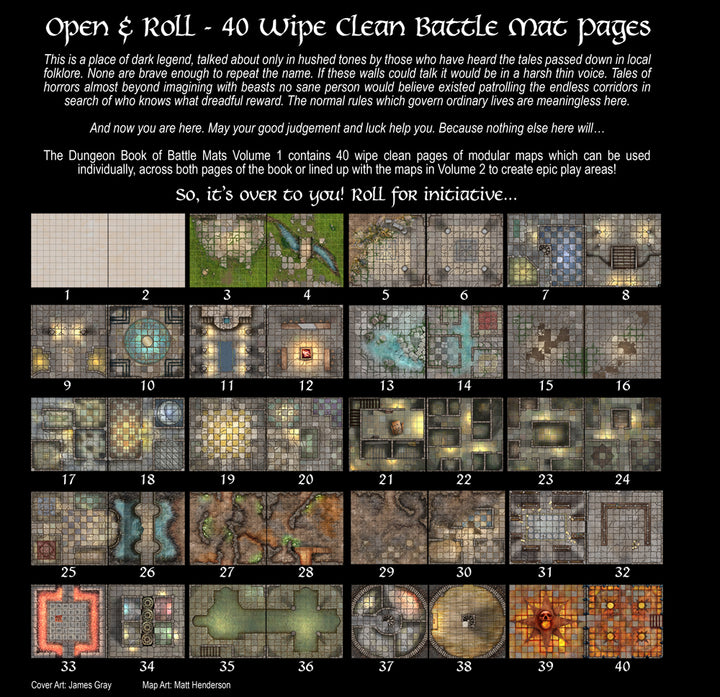 The Dungeon - Book of Battle Mats