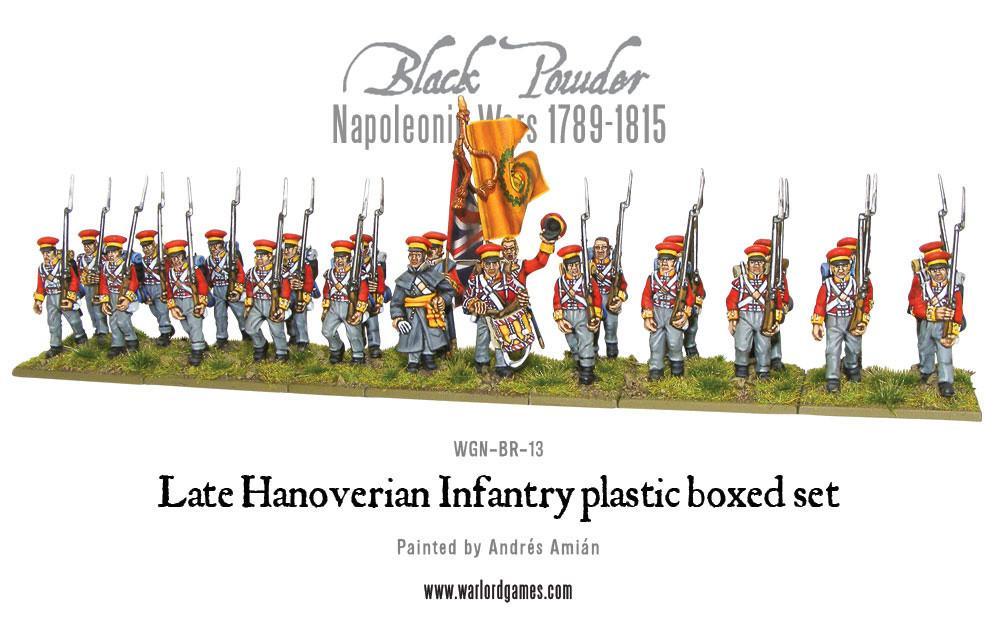 Black Powder: Napoleonic Wars - Hanoverian Line Infantry Regiment plastic boxed set
