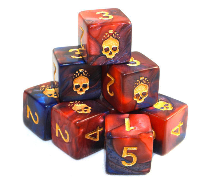 Elder Dice: Mark of the Necronomicon - Blood and Magick d6 Set