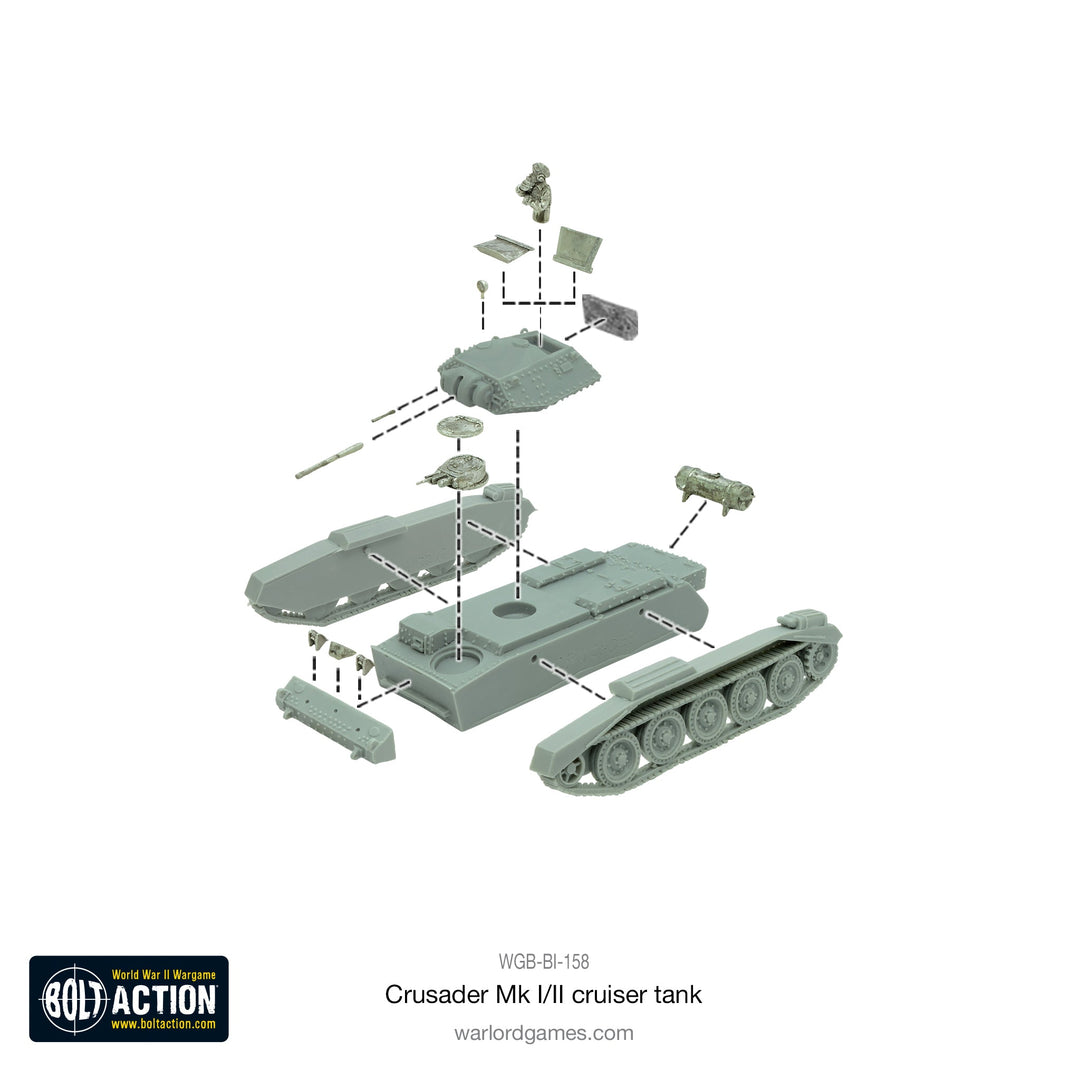 Bolt Action: Crusader MK I/II tank