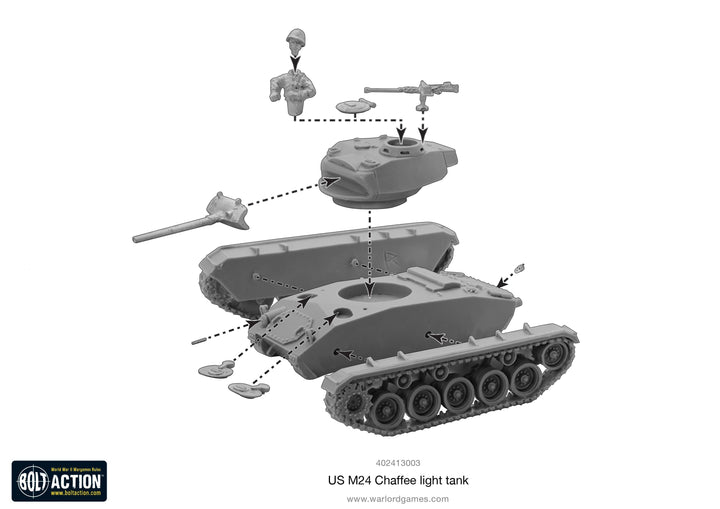 Bolt Action: M24 Chaffee, US light tank
