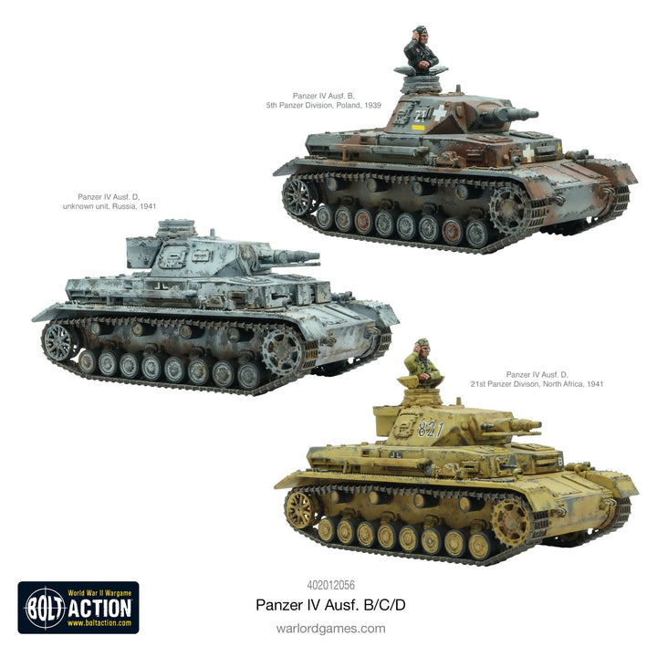 Bolt Action: Panzer IV Ausf. B/C/D