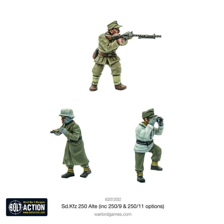Bolt Action: Sd.Kfz 250 (Alte) Half-Track (Options For 250/1, 250/9 & 250/11 Variants)