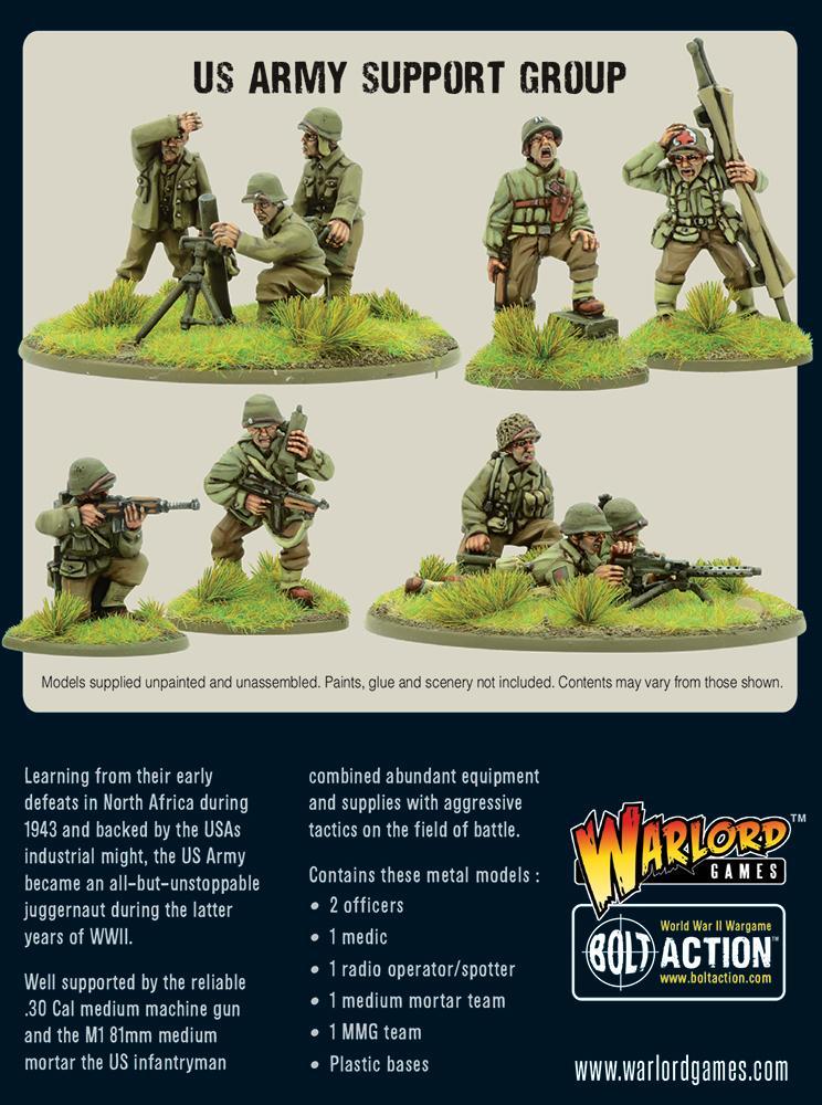 Bolt Action: US Army support group